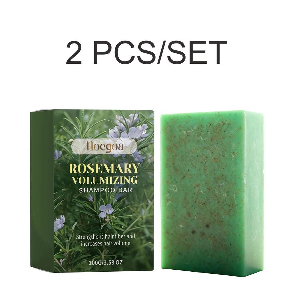 Rosemary Volumizing Shampoo Bar Gentle Cleansing Soothe Scalp Natural Oils Strengthen Hair Frizz Control Smooth Shiny 100g Oasis Select 2 PCS