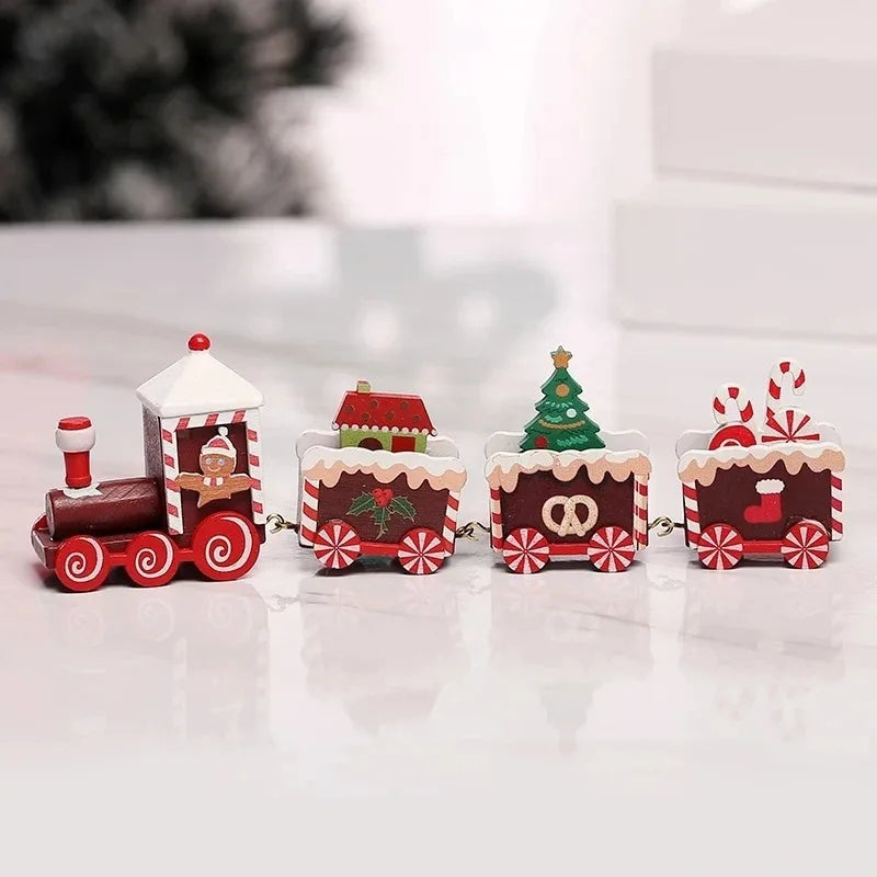 Christmas Decorations for Home Cristmas Ornament Christmas Train Merry Xmas Navidad Noel Gifts Happy New Year Oasis Select