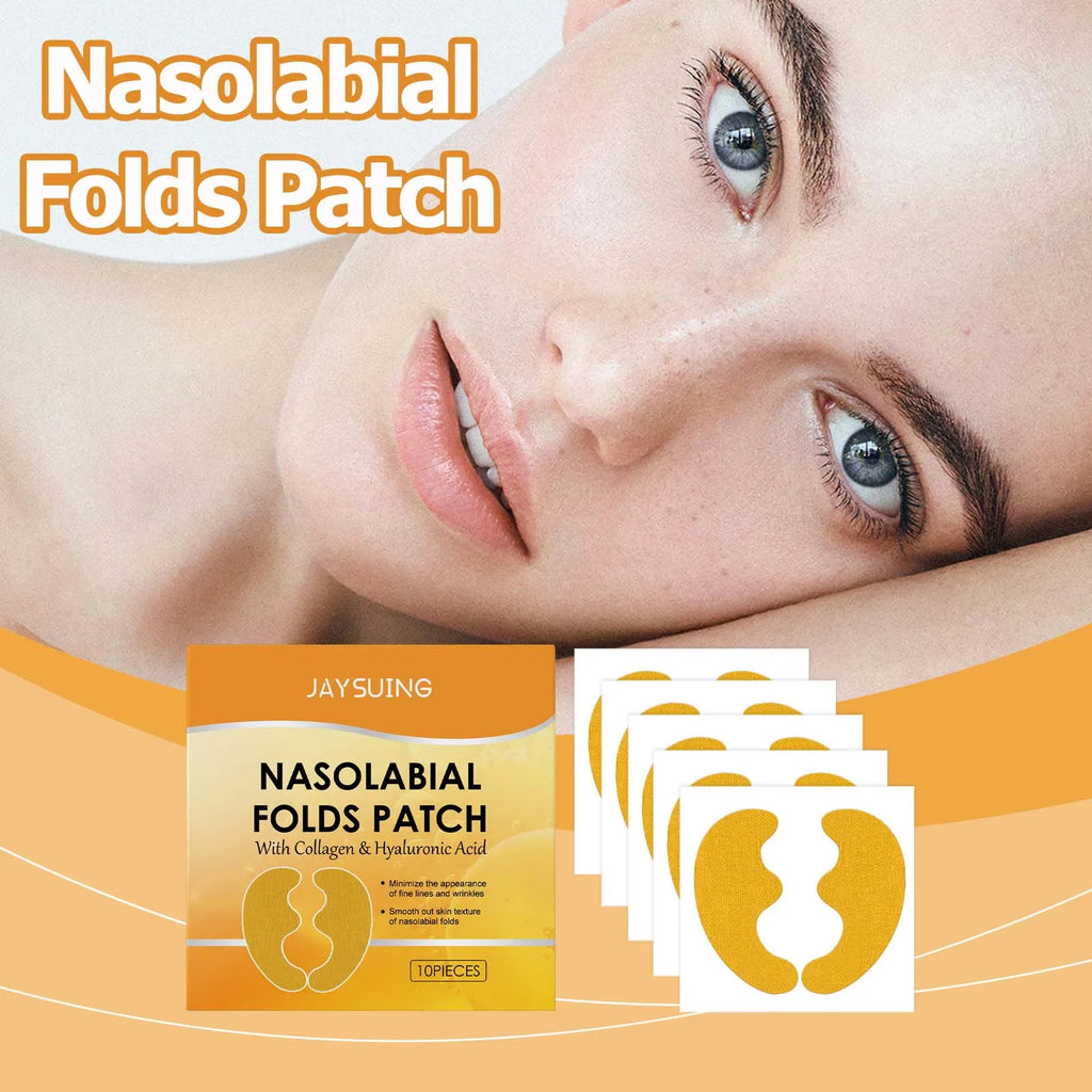 Nasolabial Folds Patch Contain Collagen Hyaluronic Acid Firming Skin Fade Fine Lines Deep Moisturizing Facial Mask Anti Wrinkle Oasis Select