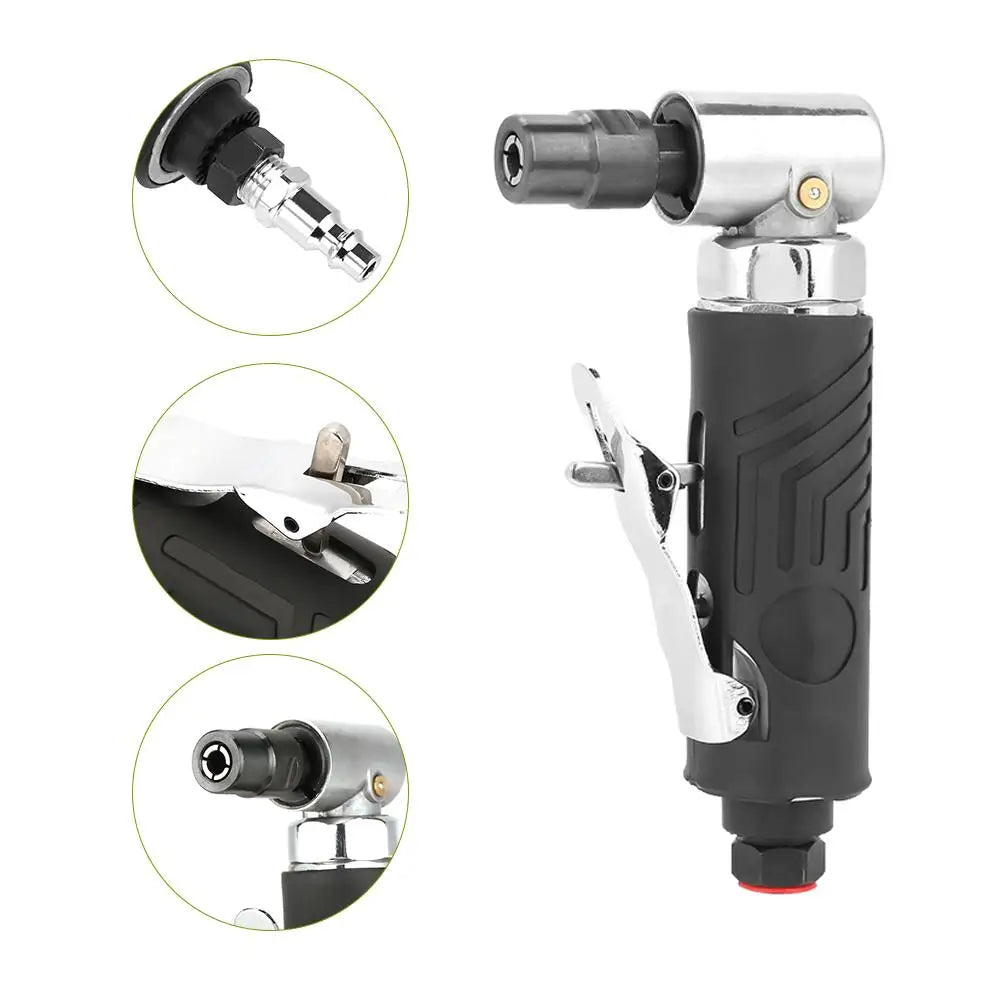 Pneumatic Die Grinder -315 1/4BSP Pneumatic 90 Degree Angle Die Grinder Polisher Air Grinding Tool Oasis Select