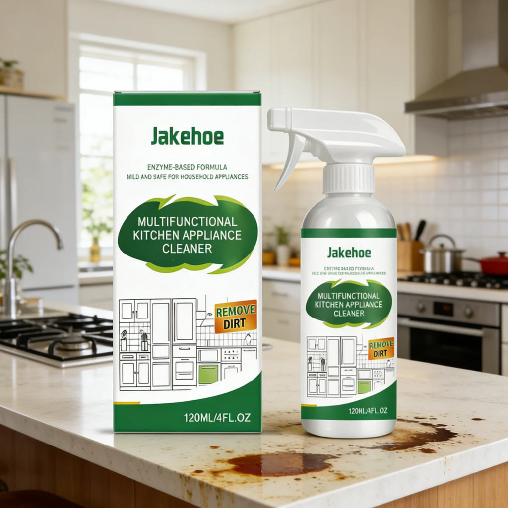 Jakehoe Kitchen Appliance Cleaner Powerful Grease Remover Decontamination Gentle Household Multifunctional Kitchen Cleaner 120ml Oasis Select