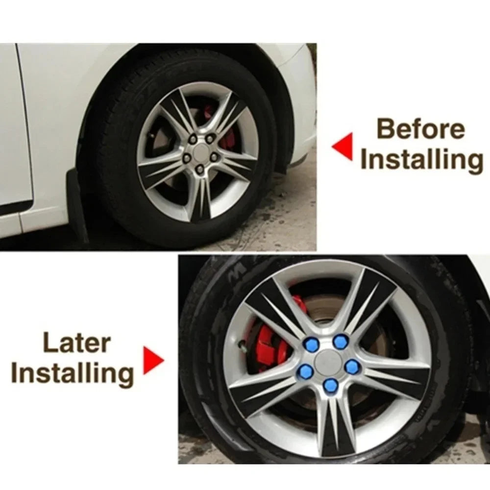 20Pcs 17/19/21mm Car Wheel Nut Caps Anti-Rust Auto Hub Screw Cover Wheel Nut Rim Cover Protection Covers Caps Tyre Nut Bolt Oasis Select