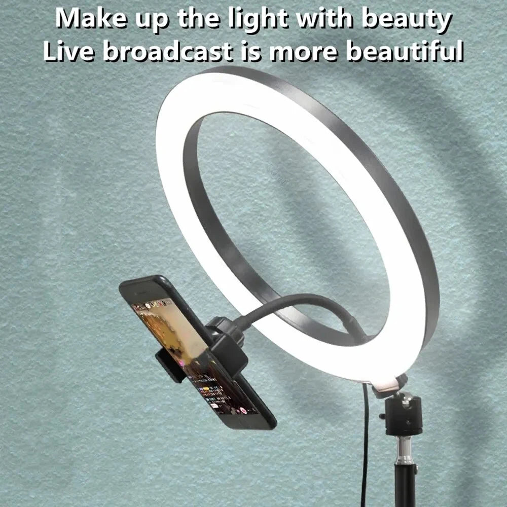 VeFly 10-Inch LED Ring Light | Bi-Color USB Selfie & Streaming
