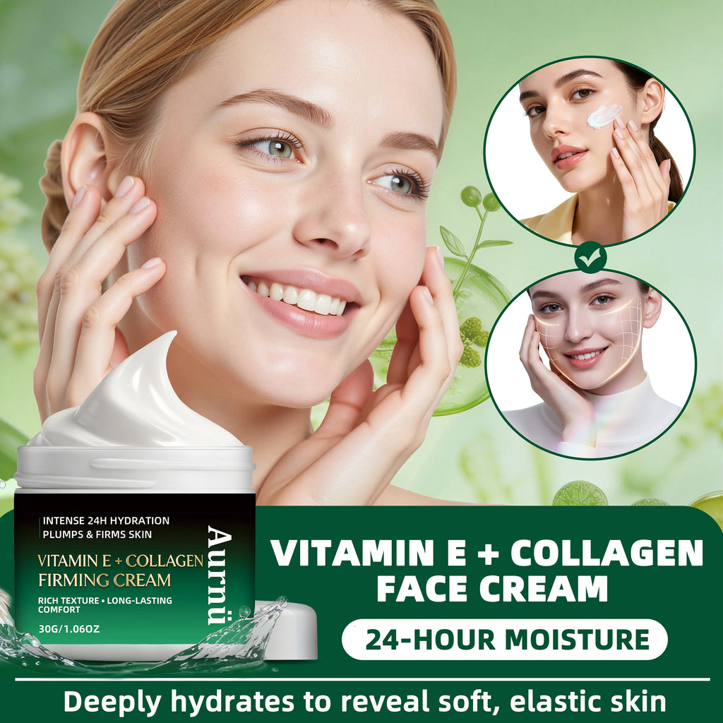 Aurnü Vitamin E Collagen Firming & Hydrating Face Cream Firming Face Cream Oasis Select