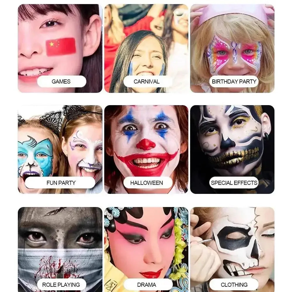 Dragon Ranee Halloween Matte Lipstick Set – Face & Body Paint