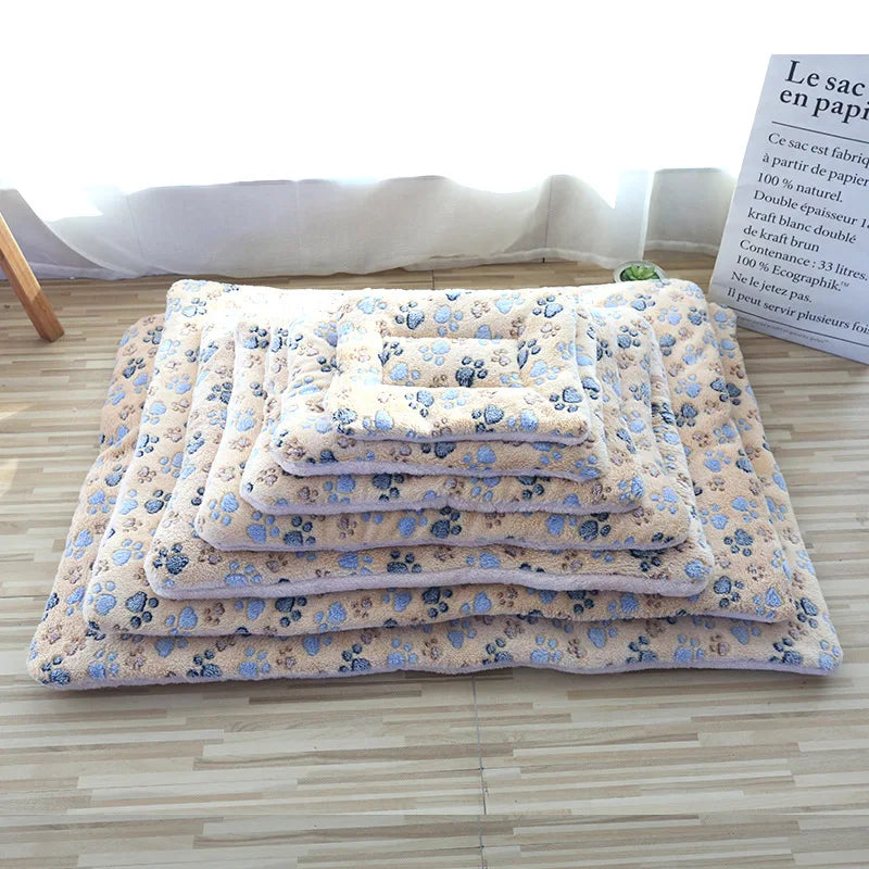 Thickened Plush Mat, Cat Bed, Cat Sleeping Mat, Dog Bed, Coral Fleece Dog Blanket, and Cotton Pad for Warmth Oasis Select