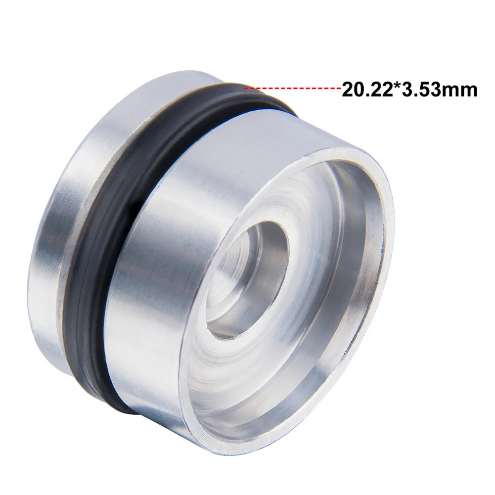 Bicycle Suspension Front Fork Air Nozzle Piston Bike Fork Spares Fits 32mm Inner Tube Aluminum Alloy Seal Bike Fork Spares Oasis Select