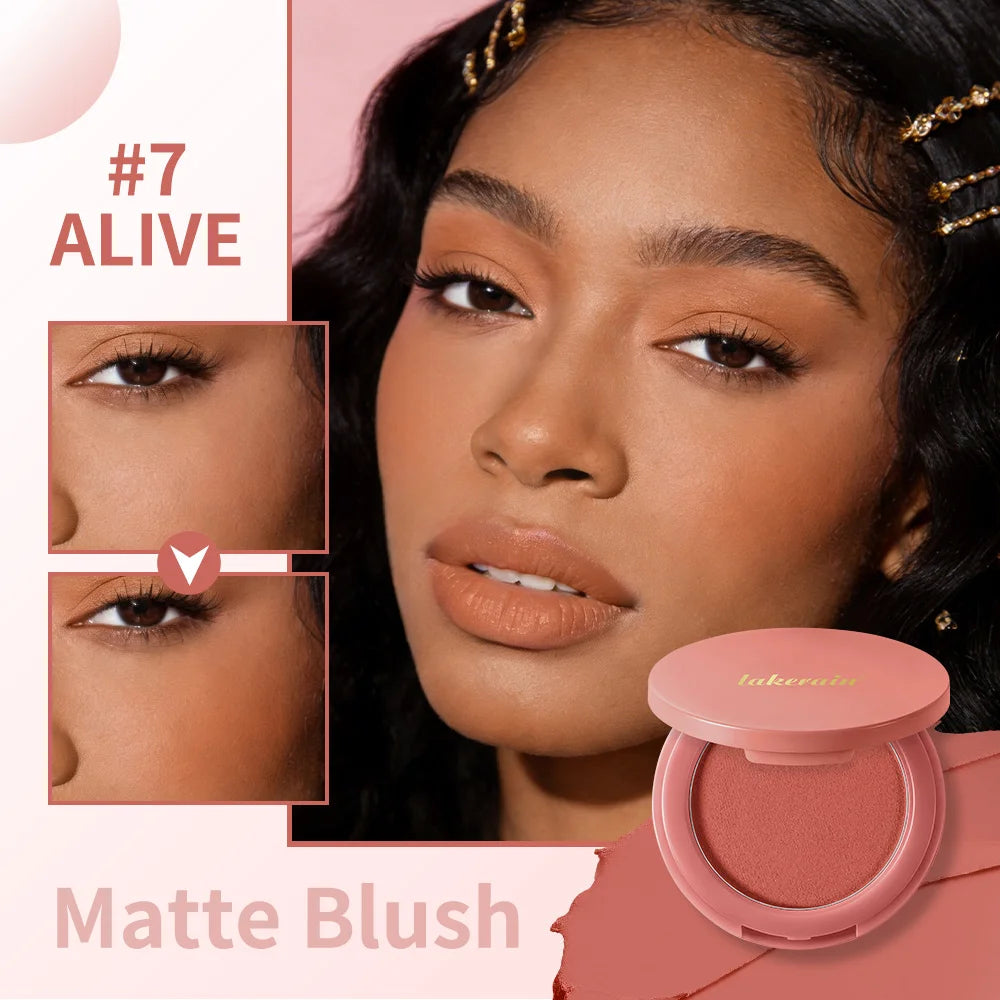 Lakerain Matte Bouncy Blush – Velvety, Lightweight & Long-Lasting