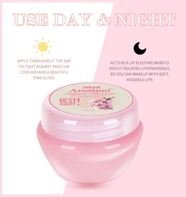 Sleeping lip mask gift box 10g×6PCS lip balm set moisturizes lips, smoothes, and is a universal in the morning and evening Oasis Select