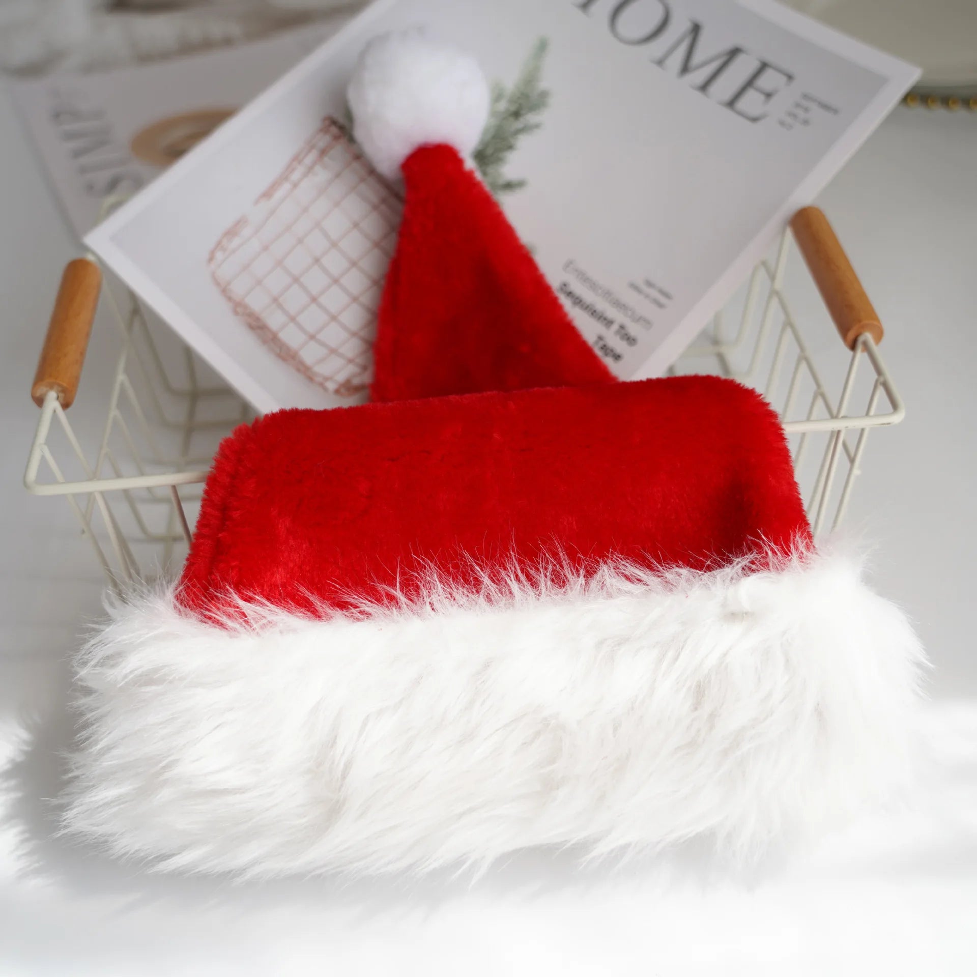Christmas Hats: Kids Short/Long Fleece Hats, Adult Styles New Non-Woven Festival Party Decor Oasis Select