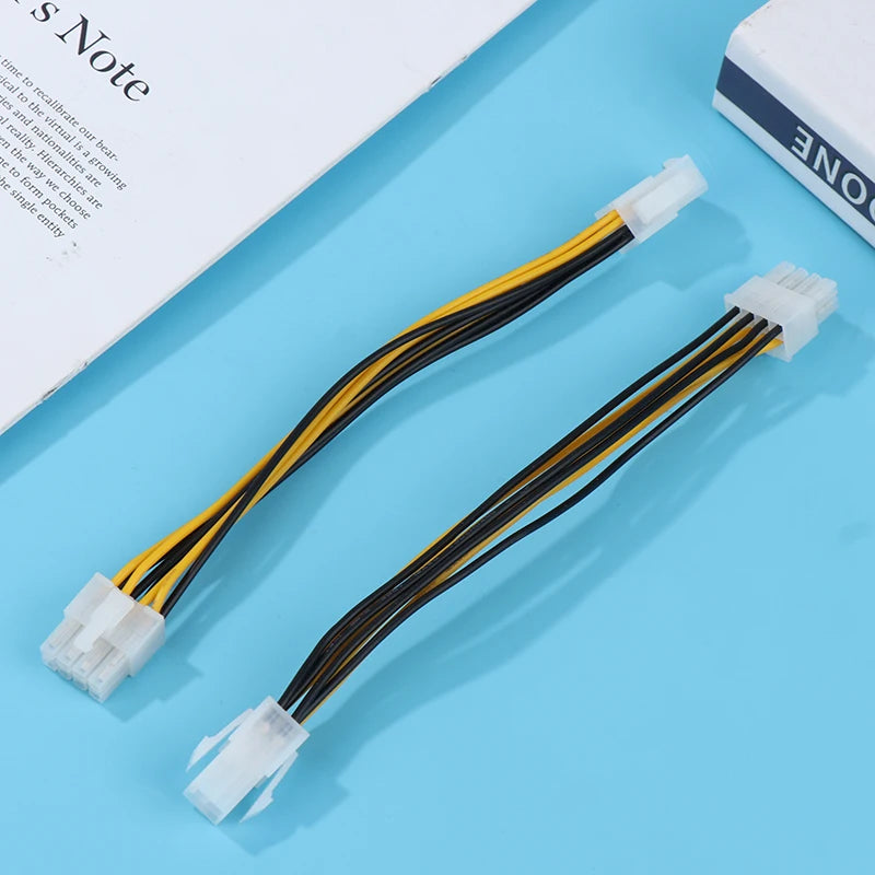 1Pc 4 Pin Male To 8 Pin Female 4Pin To 8Pin Lead To CPU Power Converter Cable Supplies ATX Compute Motherboard Adapter Cable Oasis Select