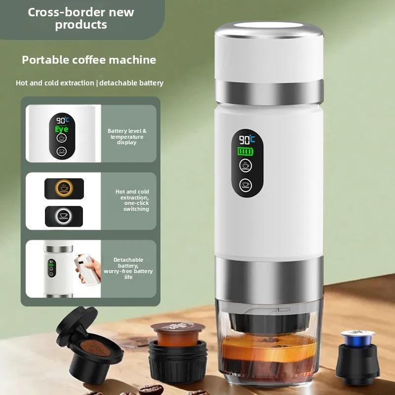 Portable Capsule Coffee Machine | Wireless Battery-Powered Capsule Coffee Maker Oasis Select