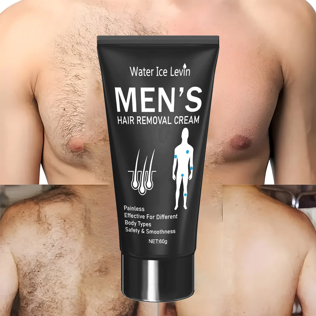 60g Hair Removal Cream for Both Men and Women, Painless, Fast, and Thorough, Leaving Skin Smooth and Refreshing, Restoring Confidence, and Enjoying Silky Skin Oasis Select