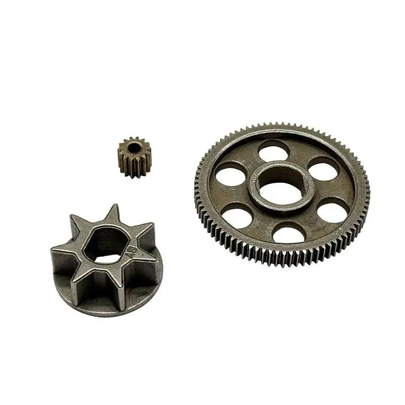 3Pcs Large Gear DIY Kit for Single Hand 4'/6' Mini Electric Li-Ion Chainsaw Felling Saw Essential Tool Set Oasis Select