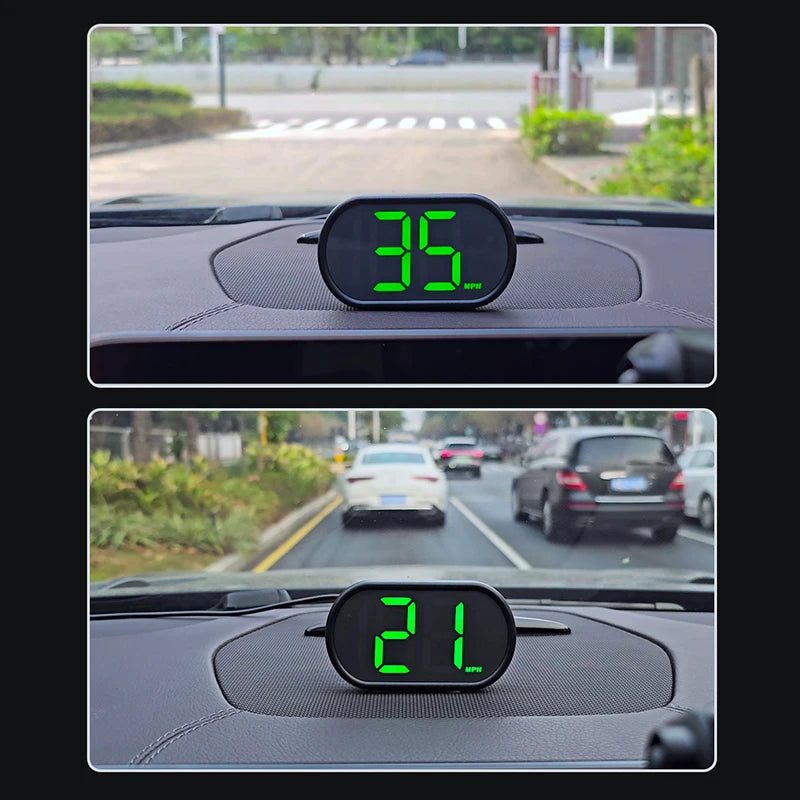 Truck HUD Digital Speedometer Display Safe Driving Assistant LED Car Speed Gauge Oasis Select