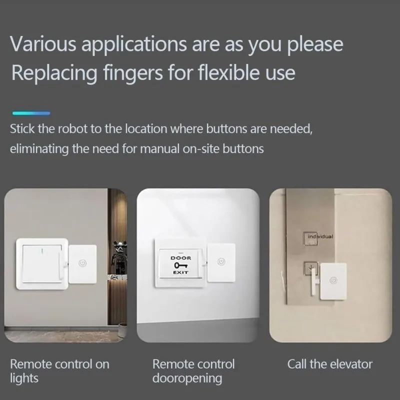 Wireless Control Light Switch Off Tool Automatic Button Pusher Intelligent USB Rechargeable Lazy Remote Control Switch Oasis Select