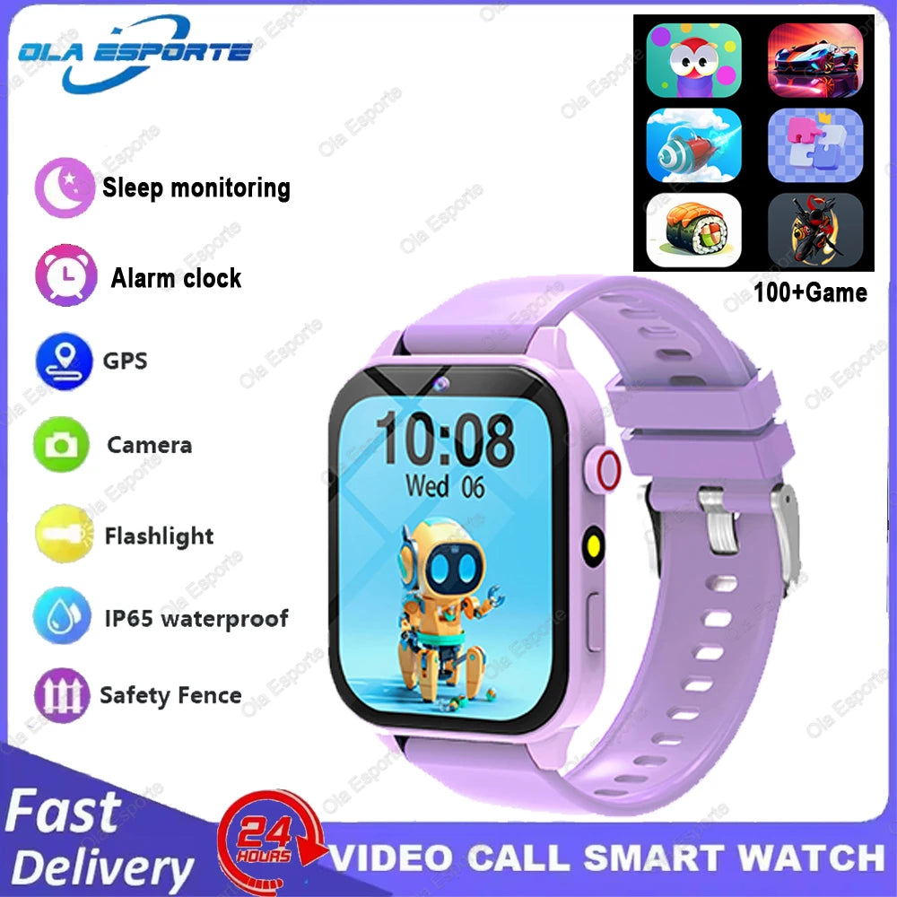 Kids Smart Watch 1.83" HD | 18 Games, Camera & Sleep Monitor