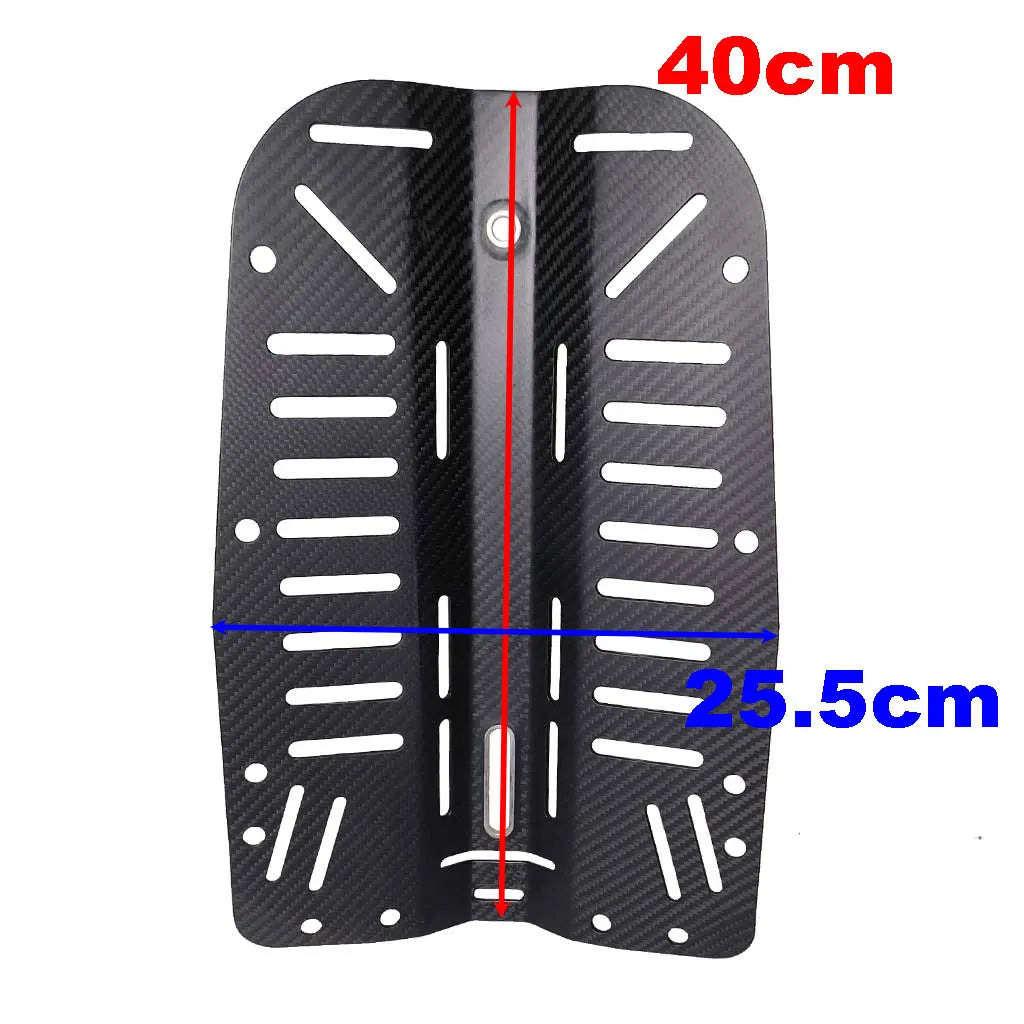 Deluxe Scuba Diving Carbon Fiber Backplate Lightweight Compacted Technical Cave Divers Back Plate Oasis Select
