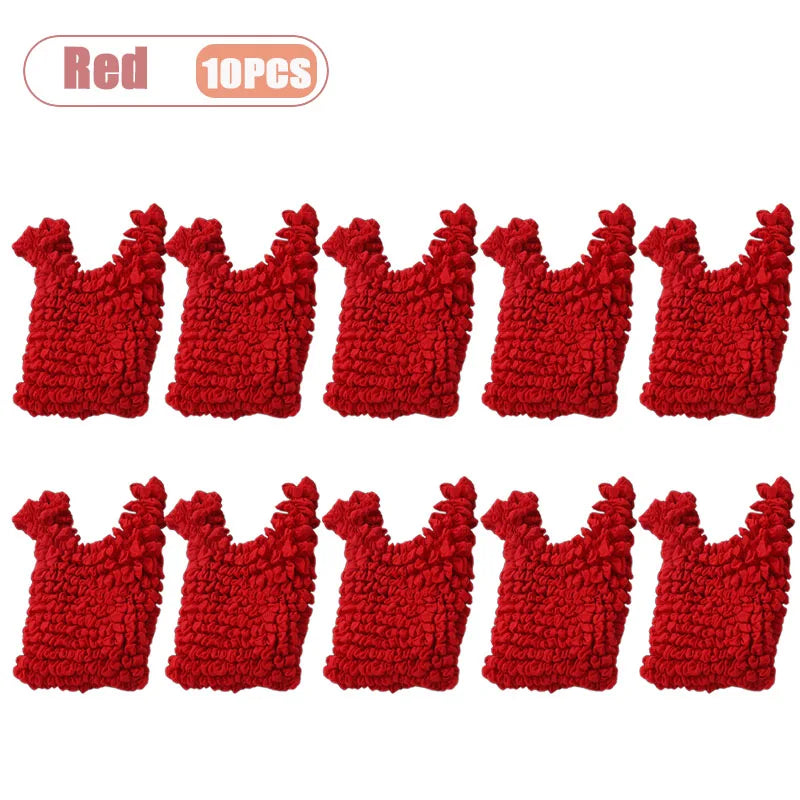 Magic Expandable Shopping Bag Large Capacity Pleated Tote Reusable Foldable Handbag Portable for Grocery Travel Picnic Oasis Select Red-10PCS