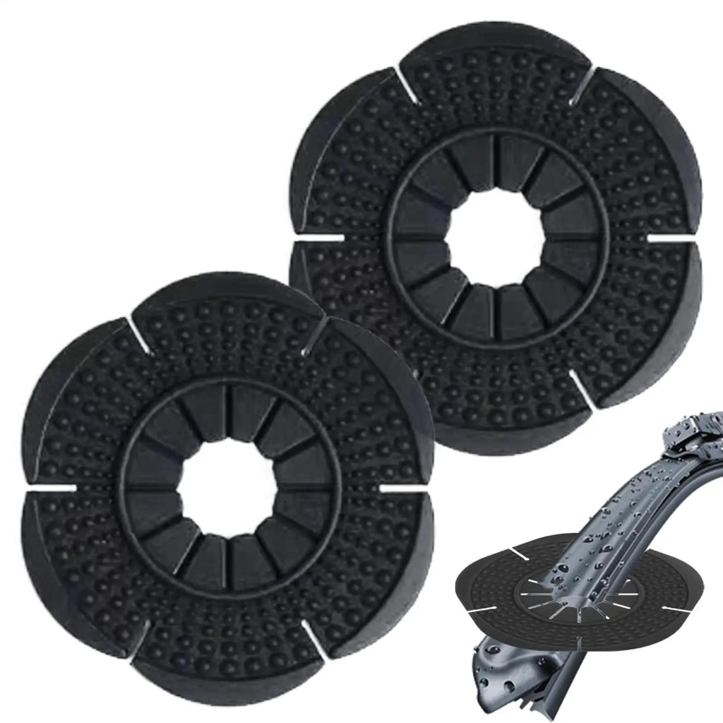Windshield Wiper Hole Covers Universal Soft Windshield Sleeve 2pcs Car Front Wiper Hole Protection Cover Protective Windshield Oasis Select