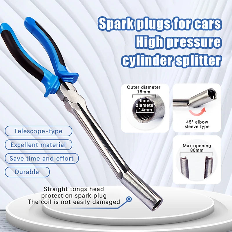 Car Spark Plug Pliers High Voltage Cylinder Cable Removal Tool Carbon Steel Car Spark Plug Wire Removal Pliers Tool For Car Oasis Select Default Title