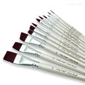 Face Painting Brushes, 12pcs Professional Artist Paint Brush Set for Face Body Painting, Ideal for Artists, Halloween, Cosplay, Oasis Select 12 White