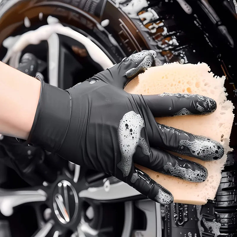 Disposable Gloves Black Home Nitrile Gloves Durable Kitchen Cooking Tools Tattoo Washing Car Gardening Cleaning Work Gloves Oasis Select