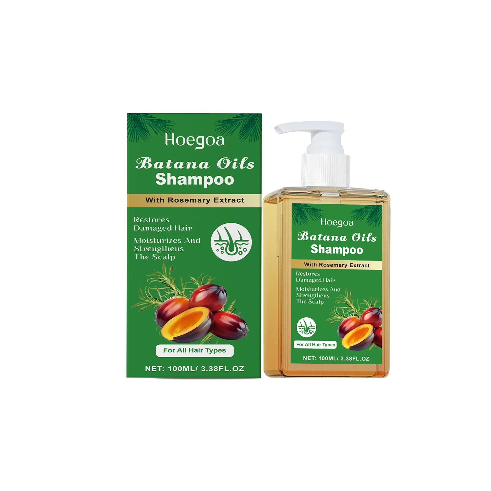 Batana & Rosemary Nourishing Shampoo – Gentle Scalp Care Nourishing Shampoo Oasis Select 100g boxed