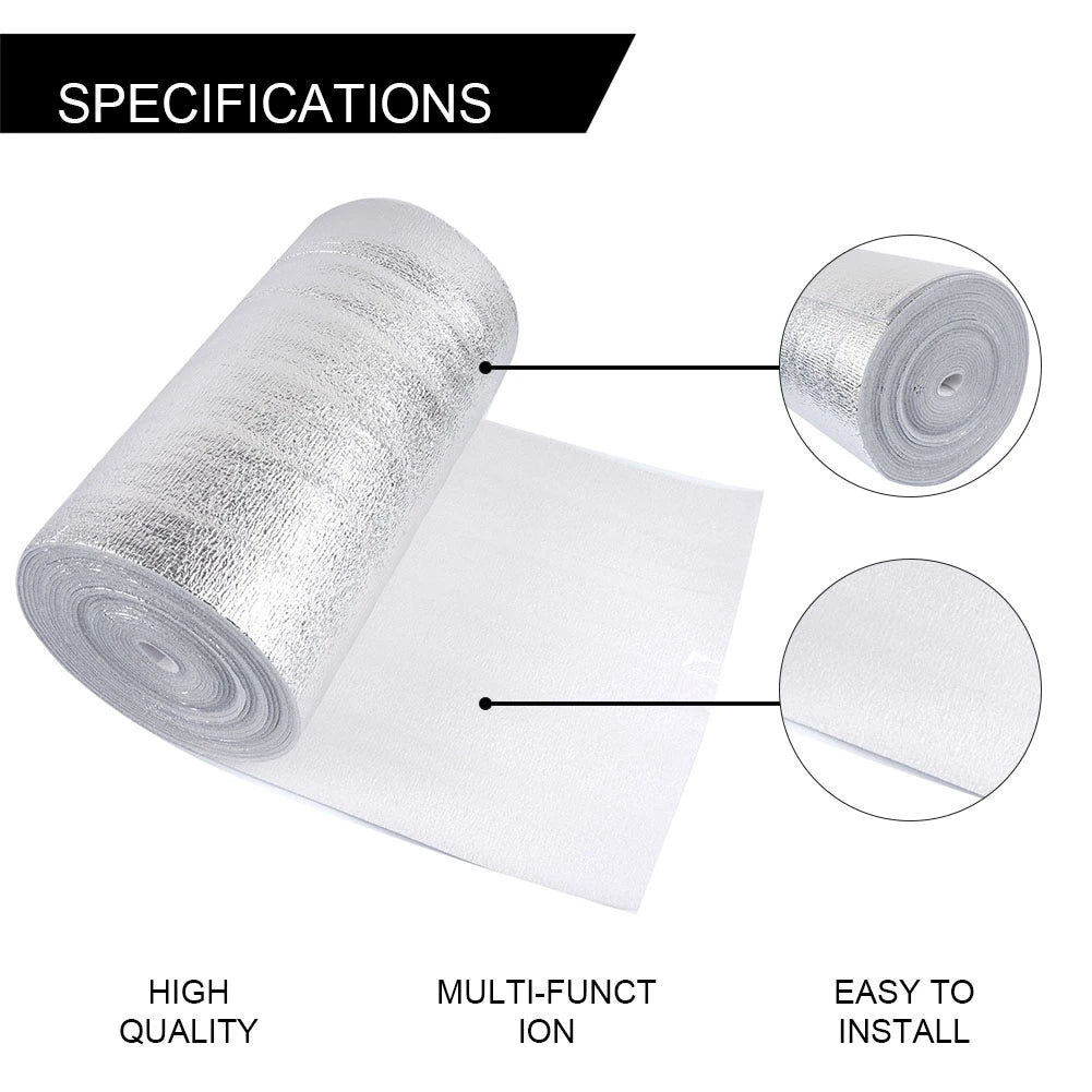 PET Aluminum Foil Radiator Reflective Thermal Insulation Film Roll Thermal Insulation Film Oasis Select