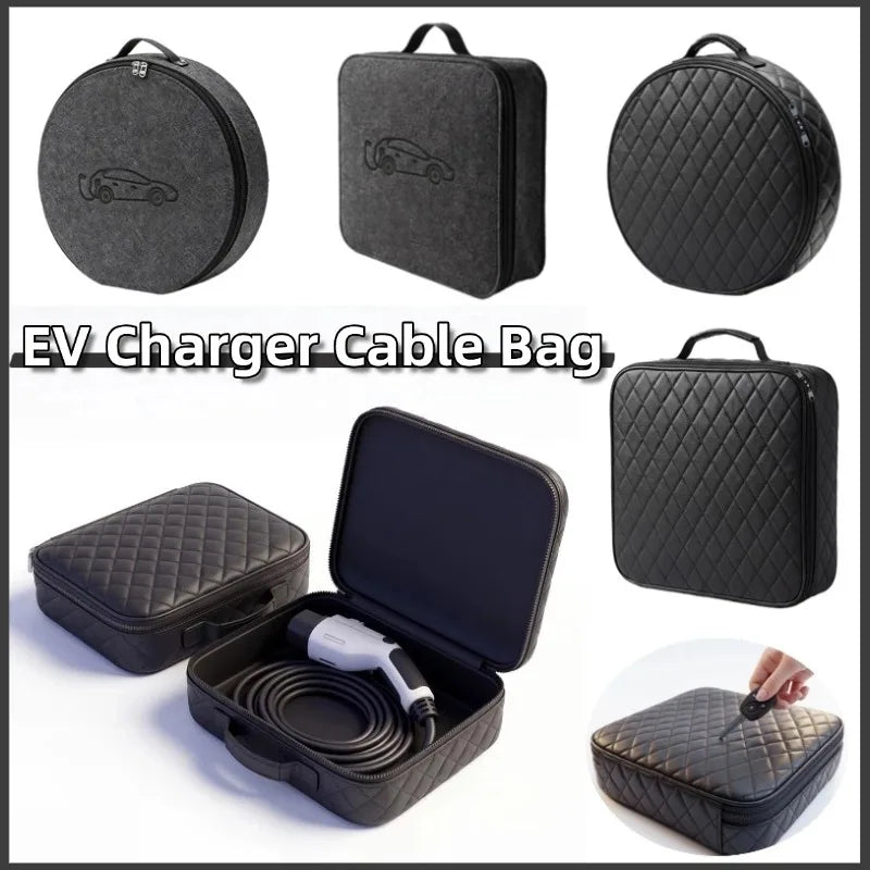 EV Charger Cable Storage Bag – Waterproof & Fire Retardant Case