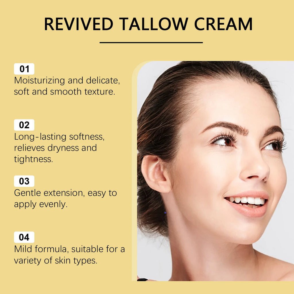 Tallow Honey Moisturizing Cream – Repair Skin Barrier 60g Skin Moisturizing Cream Oasis Select