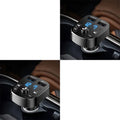 1/2/3/4/5/6pcs Car Bluetooth FM Transmitter Modulator Dual USB Charger Hands-Free Wireless Audio For Car FM Radio Music Player Oasis Select 2pcs