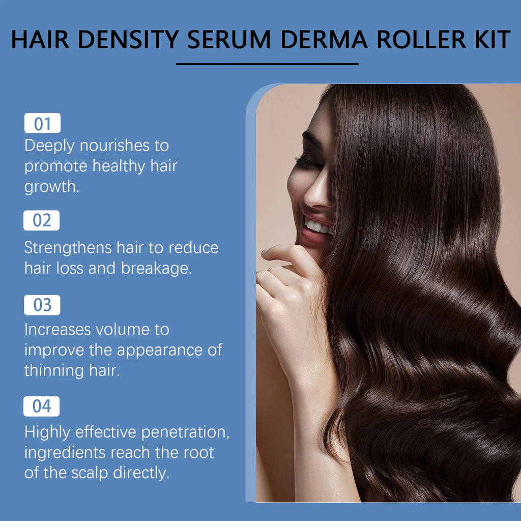 Hair Roller Kit with Nourishing Serum – Hydration & Strength Hair Serum Roller Kit Oasis Select