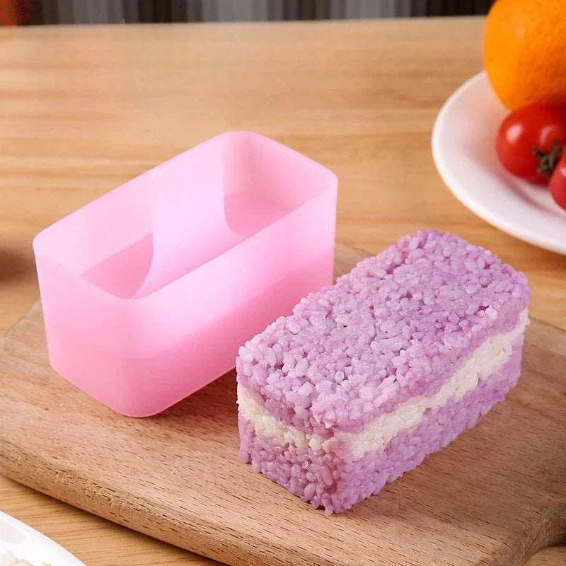 Rectangular Sushi Rice Mold Press for Spam Musubi Onigiri and Kimbap DIY Bento Box Kitchen Tool Household Cooking Accessories Oasis Select rectangle