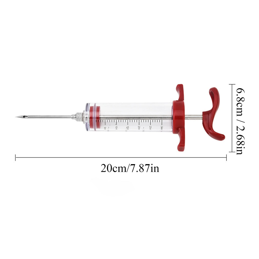 BBQ Meat Marinade Injector Syringe – Turkey & Chicken Flavor Marinade Injector Oasis Select