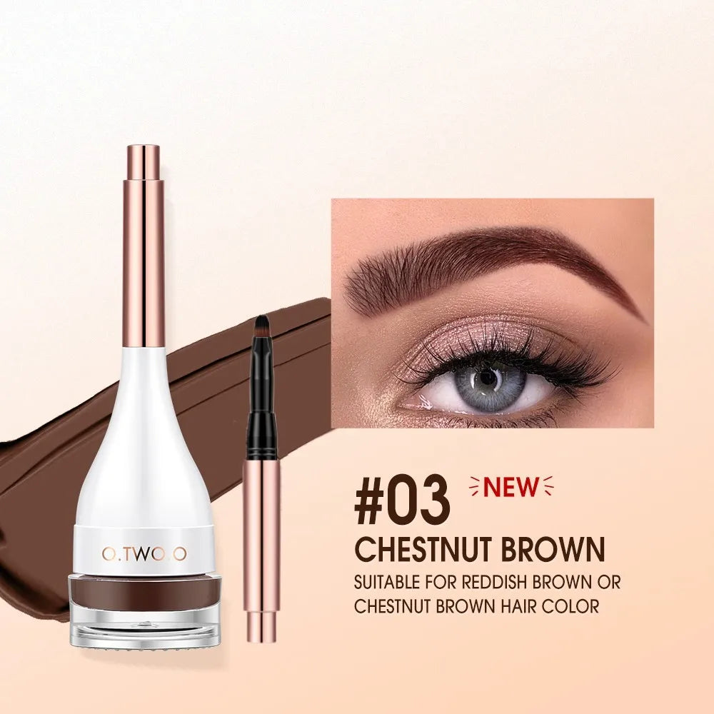 O.TWO.O Waterproof Eyebrow Pomade Gel – Smudge-Proof Brow Tint