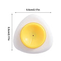 Egg Poker Magnetic Egg Hole Poker with Safety Lock Retractable Pin Design Egg Shell Opener Egg Piercing Tool for Hard Boiled Egg Oasis Select Yellow