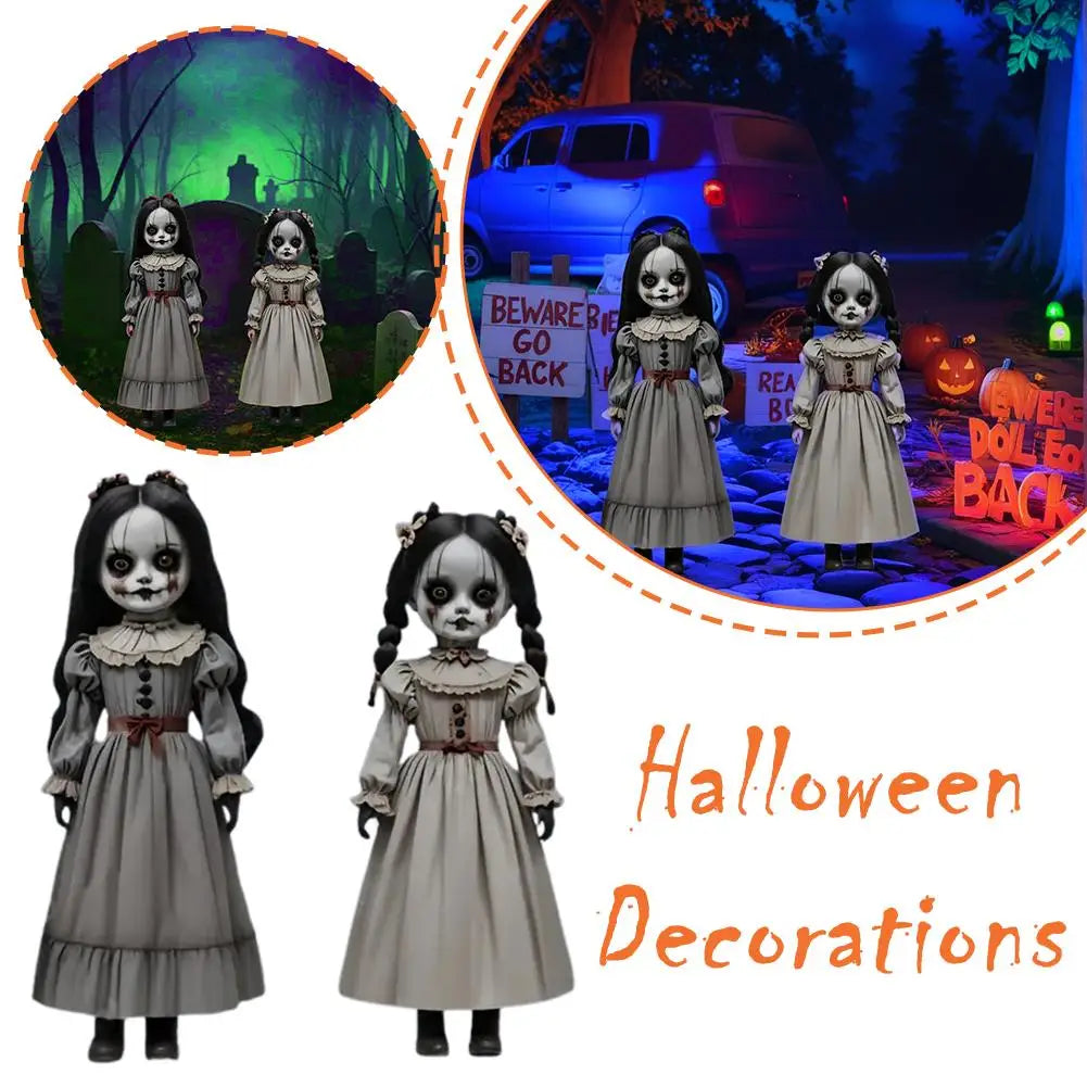 2D Halloween Ghost Ground Stake Outdoor Yard Decoration 60cm