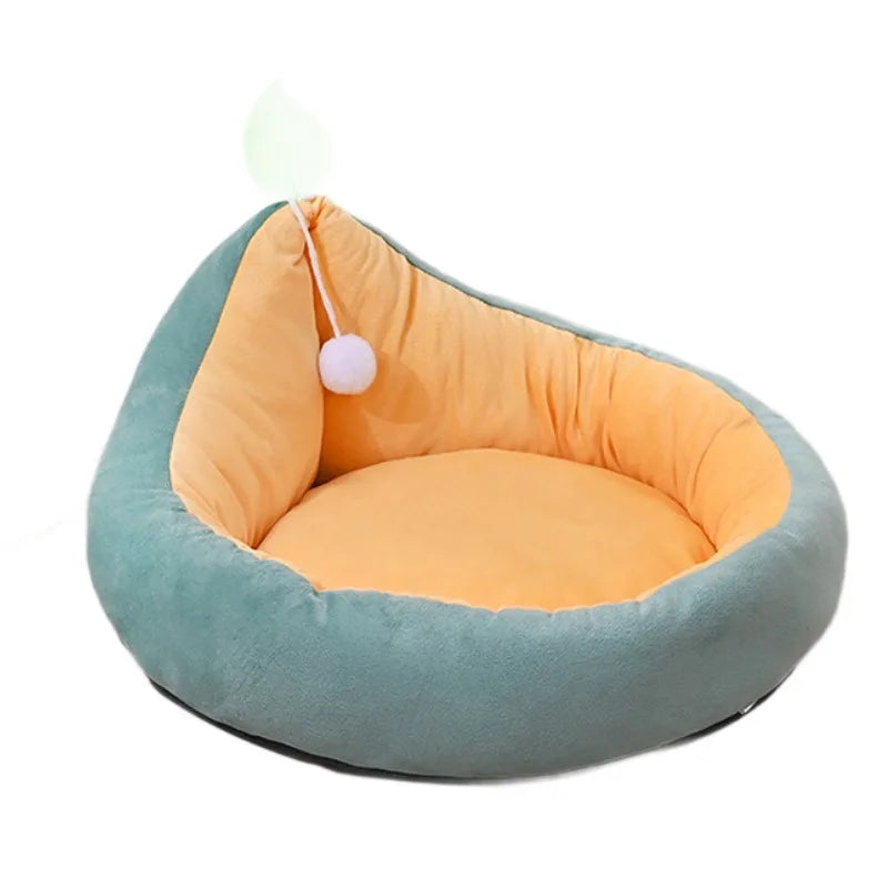 Avocado Vine Mat Cotton Fleece Double-sided Pad Pet Cat Bed, Suitable for Spring and Summer, Dog Bed, Cute Cat Bed Oasis Select