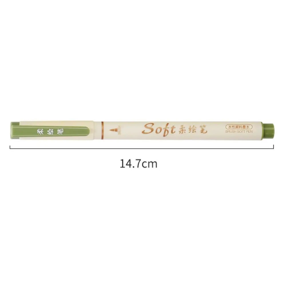 3Pcs/Set Crafts Soft Head Calligraphy Pen Soft Tip Soft Head Calligraphy Practice Pen Cute Colorful Greeting Card Pen Kids Oasis Select