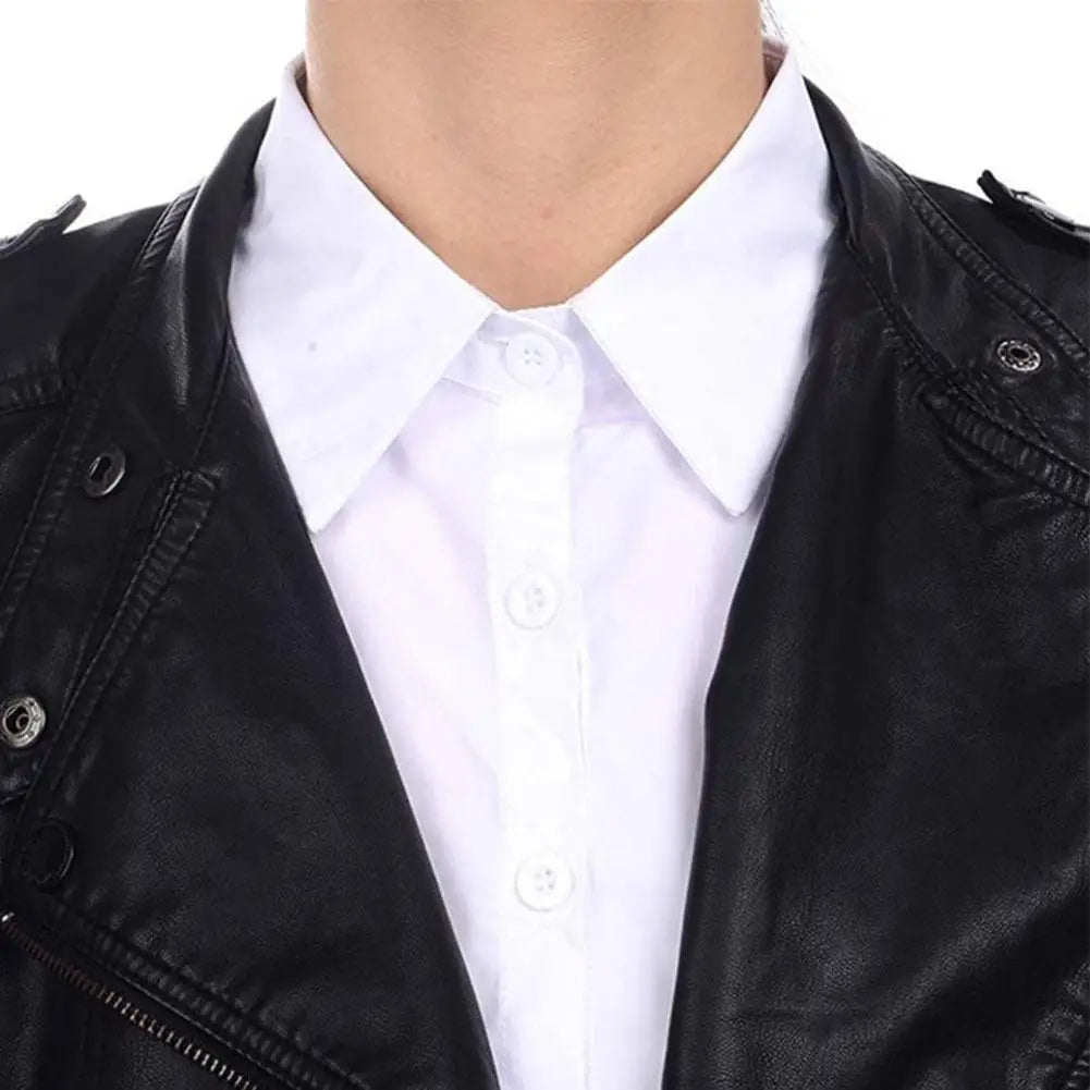 Detachable Faux Collar – Lapel False Collar for Shirts & Sweaters