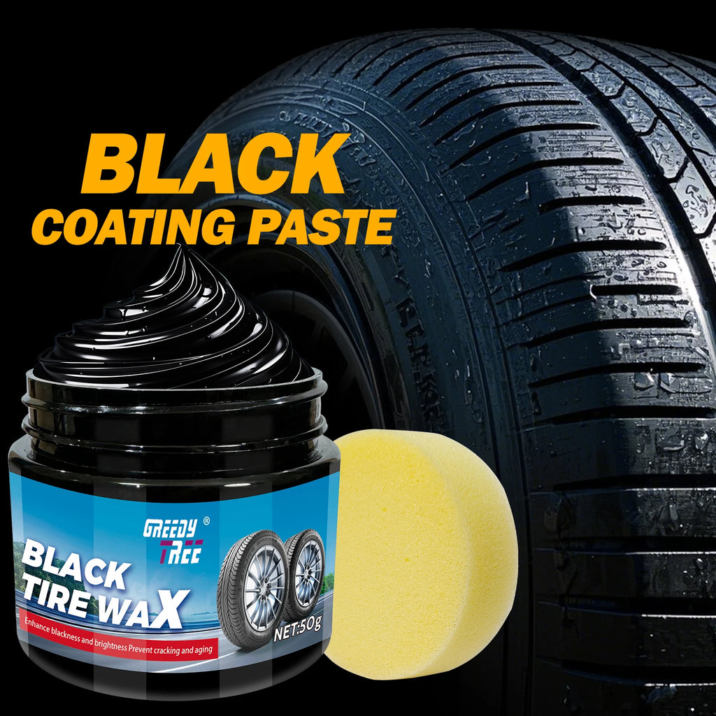 Black Tire Wax – Water-Resistant Wheel Shine & Protectant