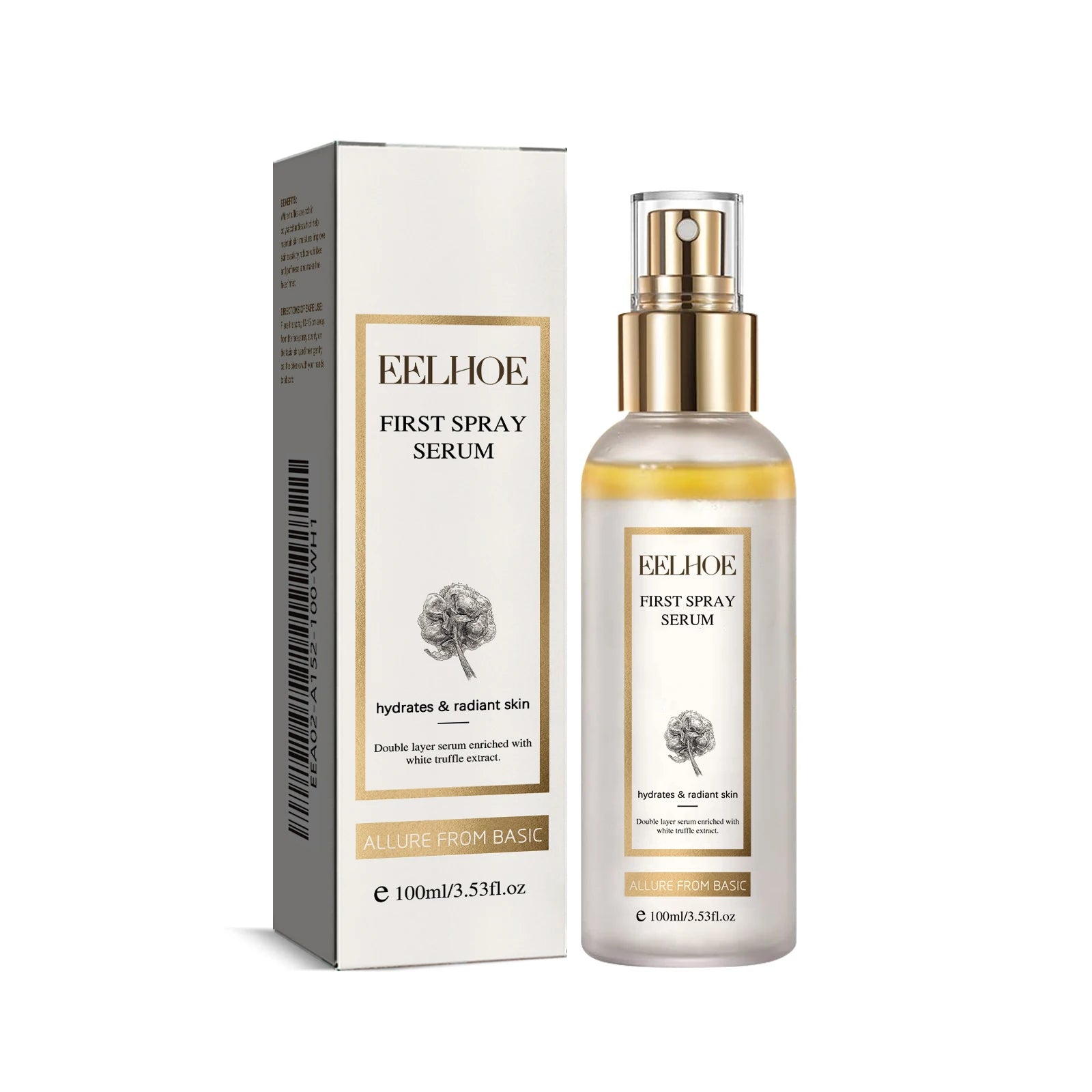 Facial Serum White Truffle Moisturizing Spray Melanin Correcting Glow Serum Fade Dark Spot Shrink Pores Brightening Skin Care Oasis Select 100ml Box
