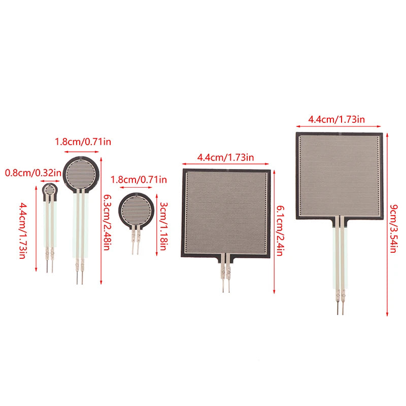 FSR400 FSR402 FSR406 Force Sensitive Resistor 0.5 Inch For Arduino Compatible Force Sensing Resistor Oasis Select