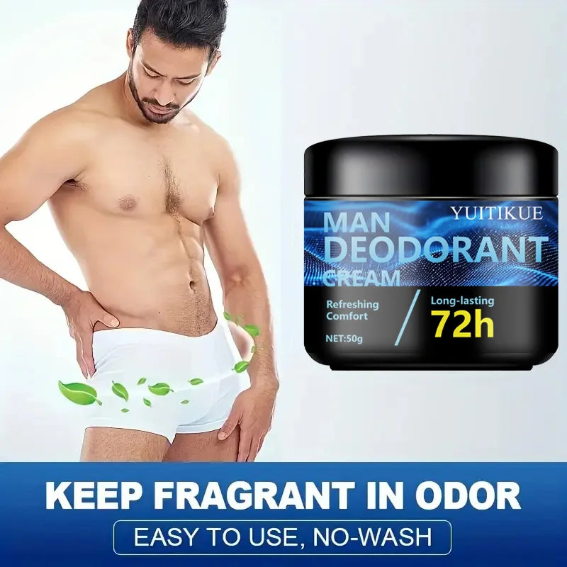 YUITIKUE Men's Deodorant Stick – 72-Hour Odor Protection