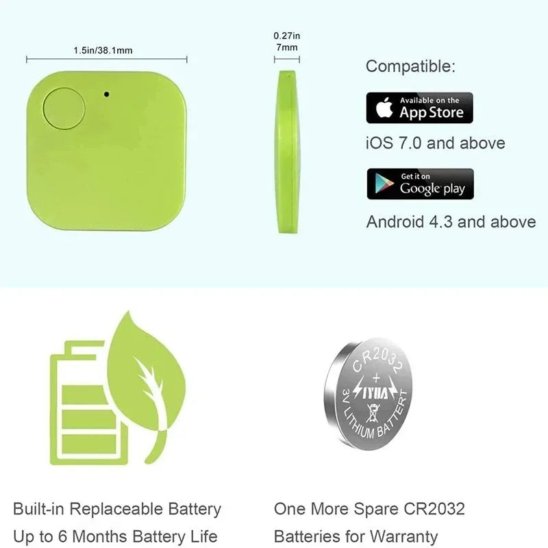 Mini Tracking Device Tracking Air Tag Key Child Finder Pet Tracker Location Smart Bluetooth Tracker Car Pet Vehicle lost tracker Oasis Select