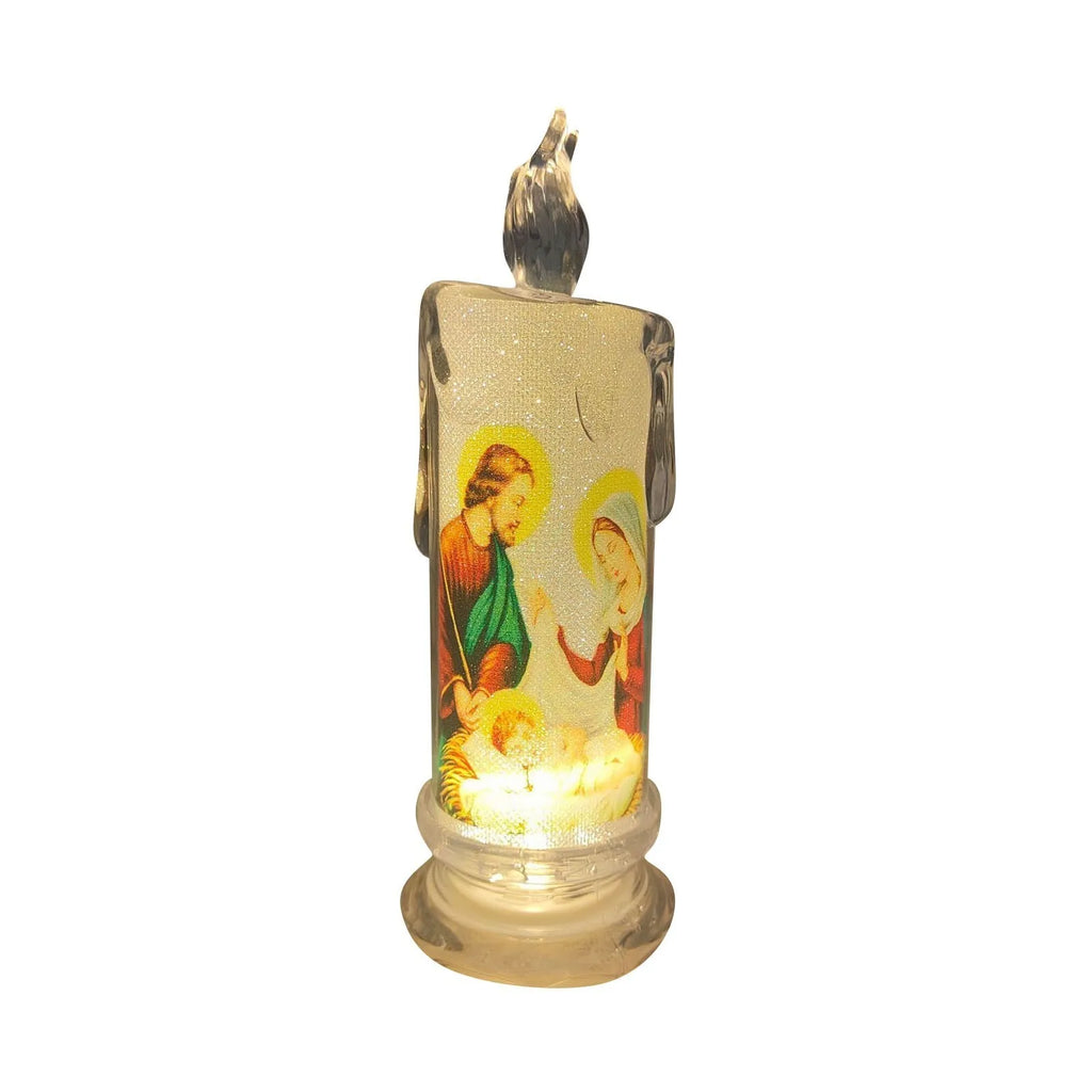 LED Flameless Devotional Prayer Candle – Religious Decor Flameless LED Candle Oasis Select C One Size