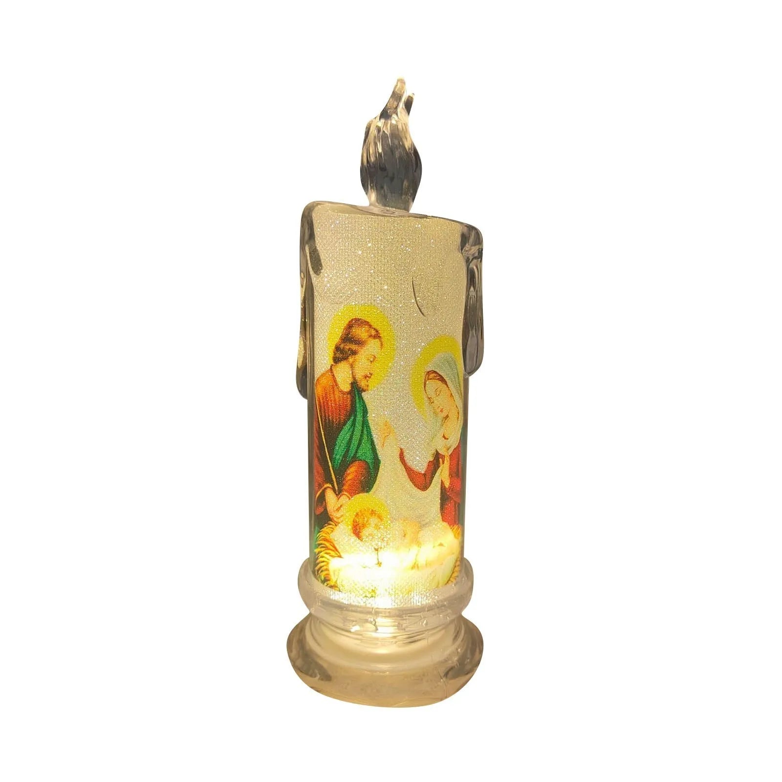 LED Flameless Devotional Prayer Candle – Religious Decor Flameless LED Candle Oasis Select C One Size