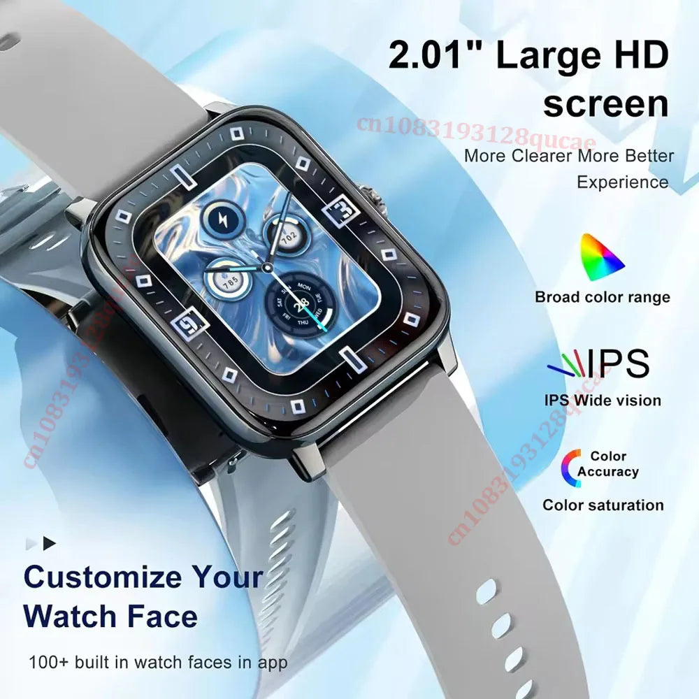 Ola Esporte HW12 Smartwatch 2.01" Bluetooth Call Fitness Tracker