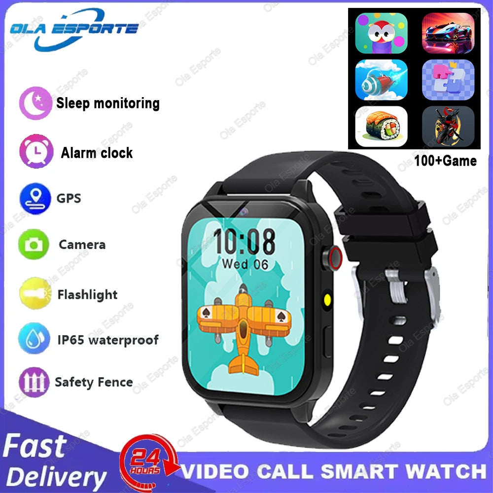 Kids Smart Watch 1.83" HD | 18 Games, Camera & Sleep Monitor